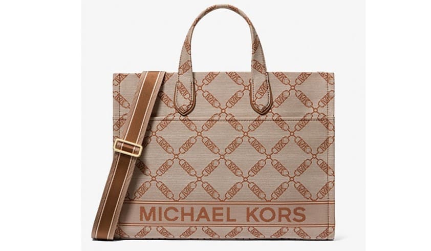 MICHAEL MICHAEL KORS Bolso tote Gigi grande de jacquard con logotipo imperio