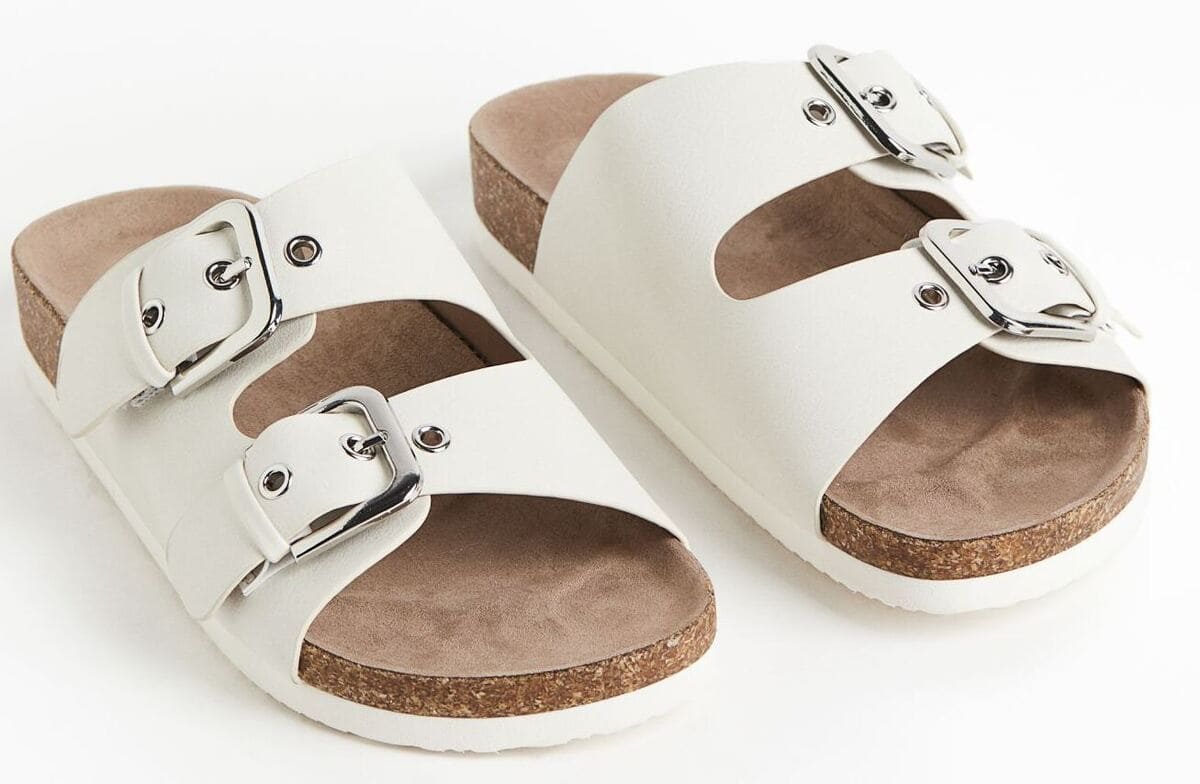 Las sandalias de dos tiras de H&M