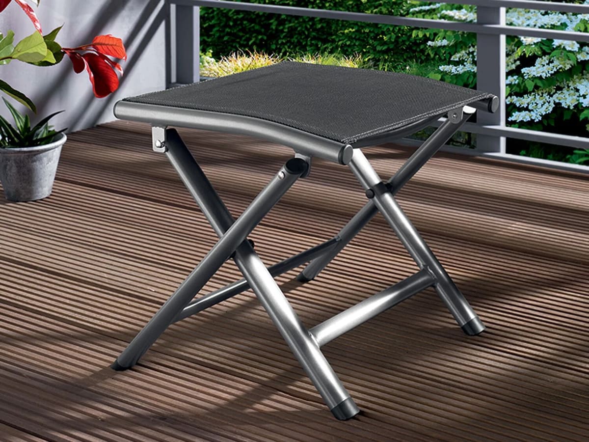 Taburete de aluminio gris Houston Livarno Home