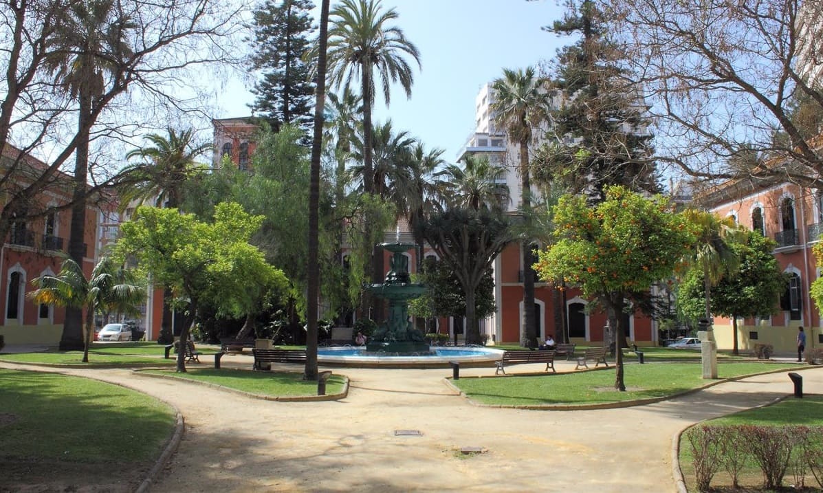Entorno de la Casa Colón en Huelva