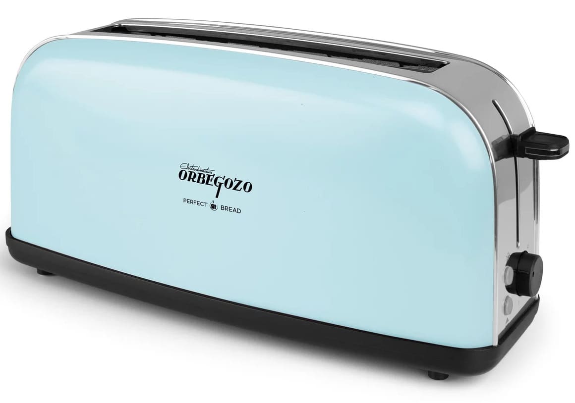 El tostador ORBEGOZO Vintage con ranura larga extraancha de Alcampo