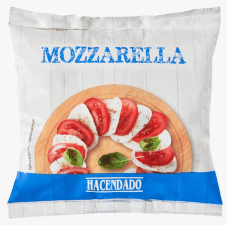 Mozzarella fresca de vaca Hacendado