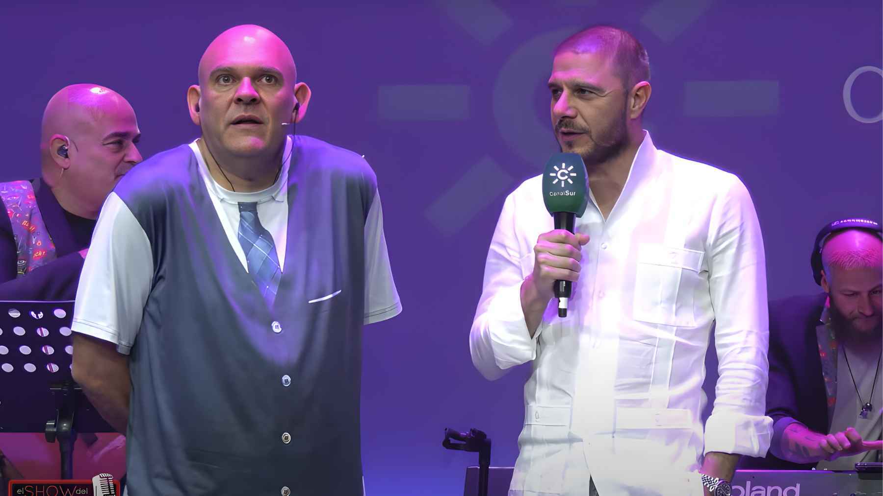 Joaquín y el Comandante Lara en 'El Show del Comandante Lara' en Canal Sur