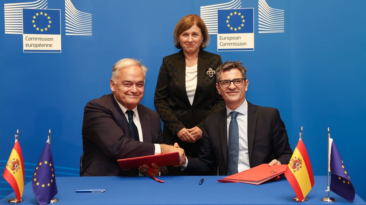 Imagen de la firma del acuerdo para renovar el Consejo General del Poder Judicial