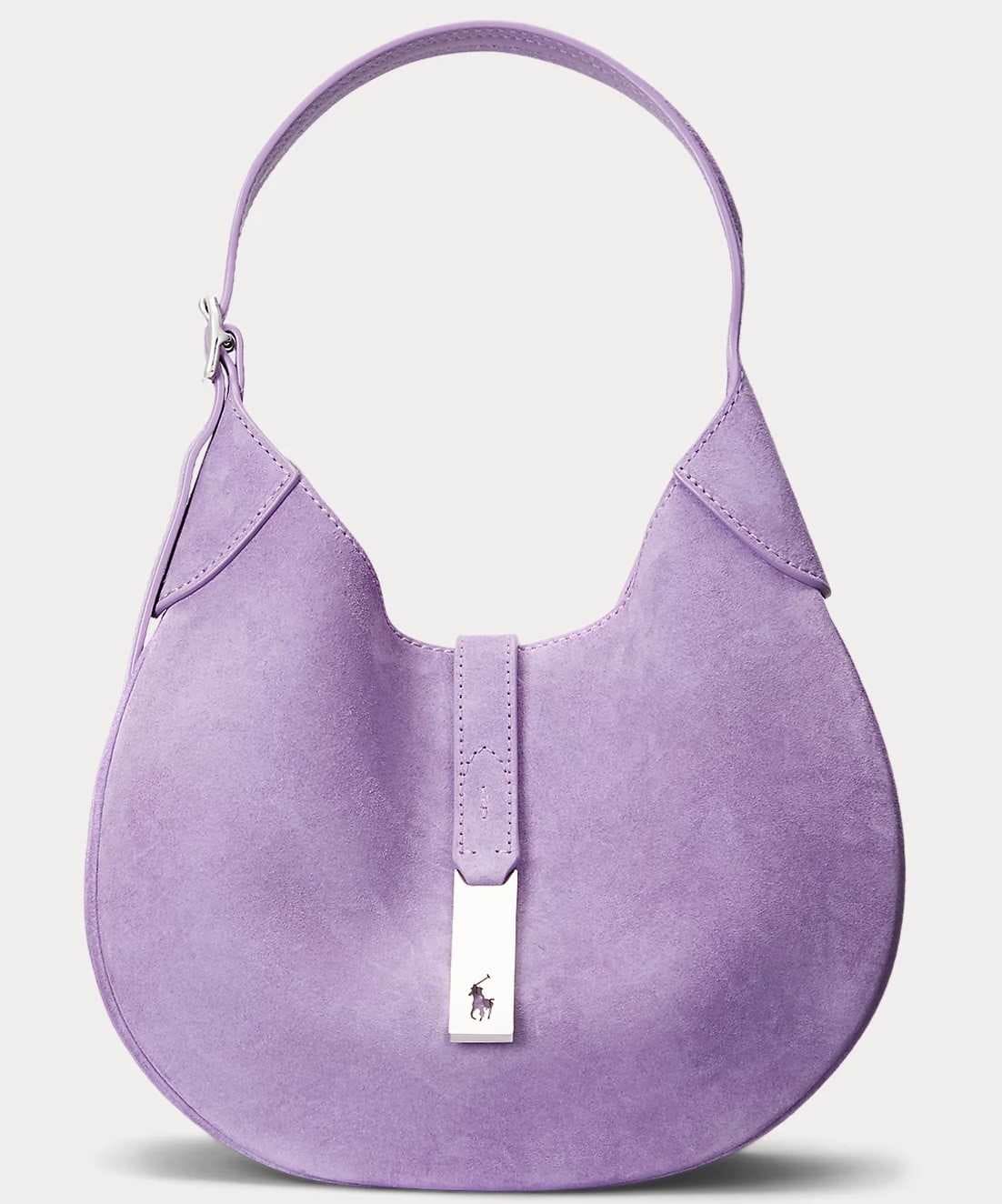 Bolso Shoulder Polo ID pequeño de ante