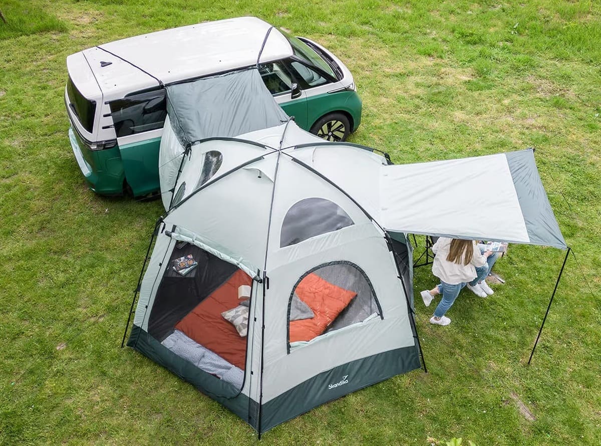 La tienda de campaña para coche o furgoneta camper Pitea Dome de Skandika en Decathlon