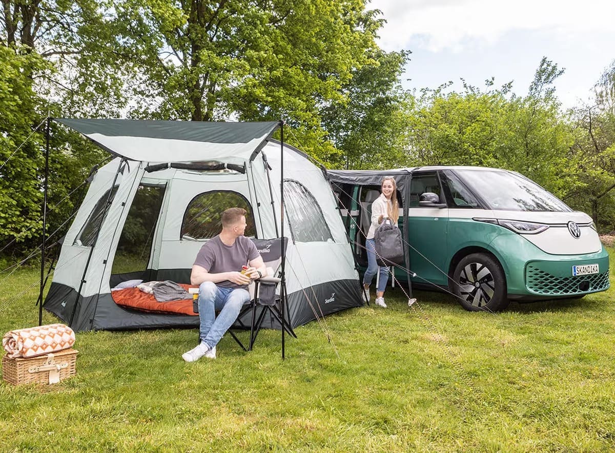 La tienda de campaña para coche o furgoneta camper Pitea Dome de Skandika en Decathlon