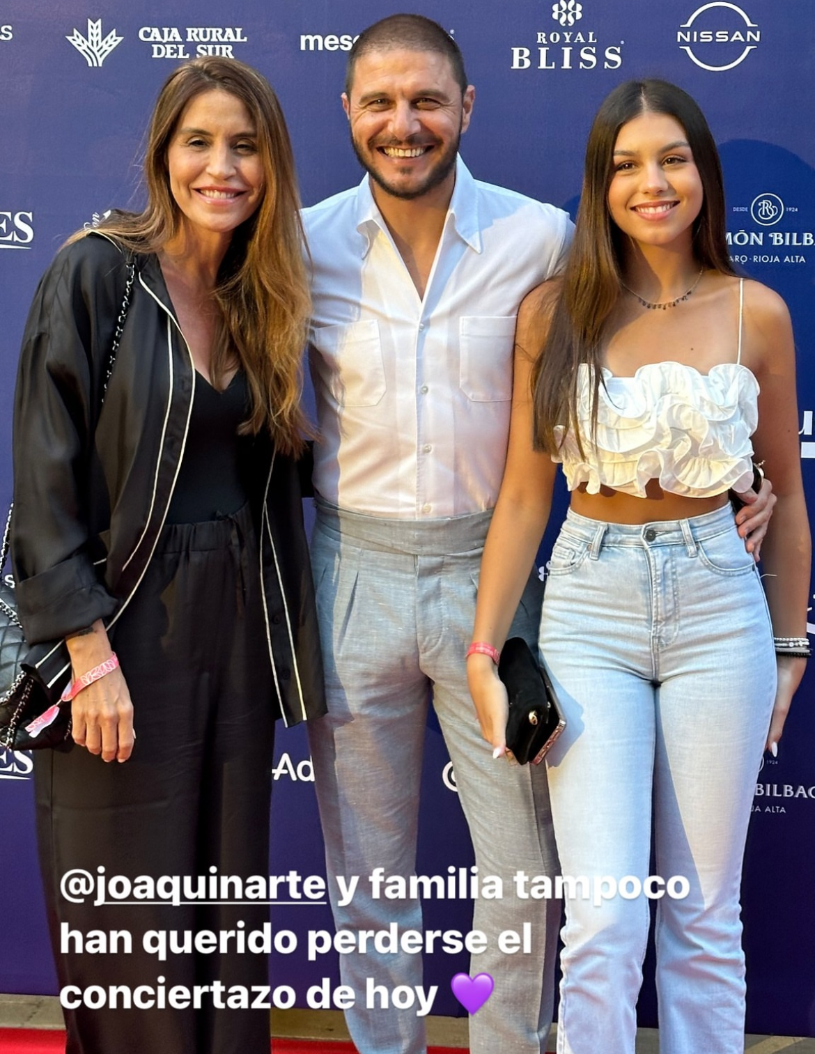 Joaquín, Susana y Salma en el concierto de Maluma en la Plaza de España | Icónica Fest