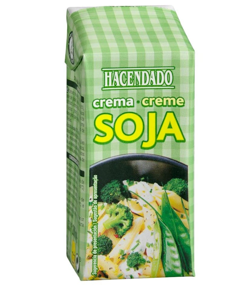 Crema de soja Hacendado