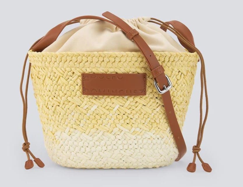 Bandolera trenzada de papel