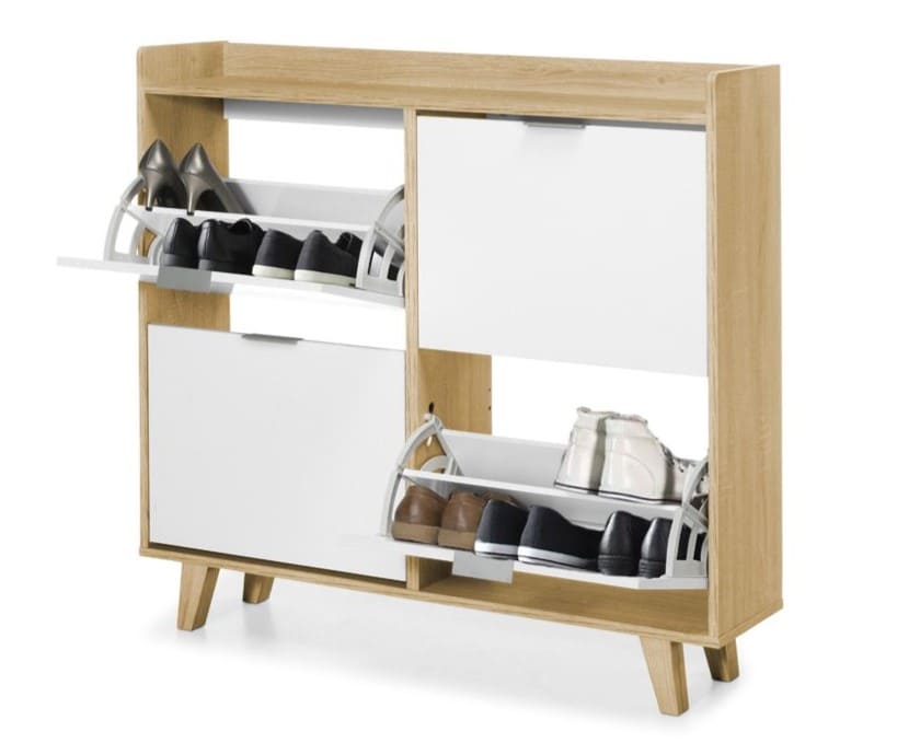 Mueble zapatero de 4 puertas Topkit
