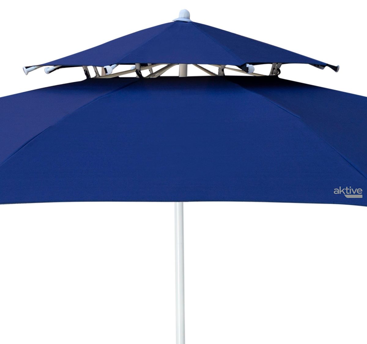 Sombrilla de playa antiviento y doble techo AKTIVE de Decathlon