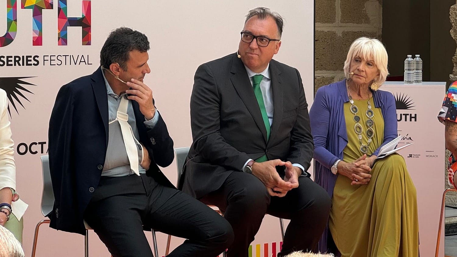 Arturo Bernal, junto a Bruno García y Teófila Martínez | Rafa Domínguez