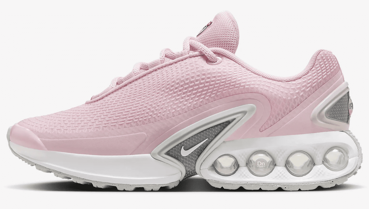 Las nuevas zapatillas Nike Air Max Dn SE rosas con suela de plataforma