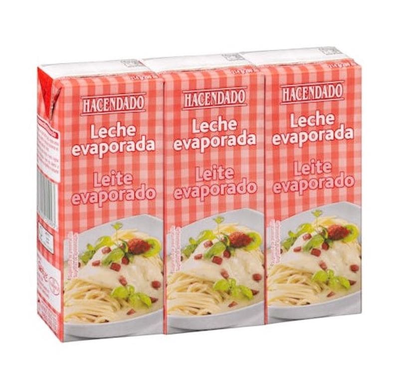 Leche evaporada Hacendado