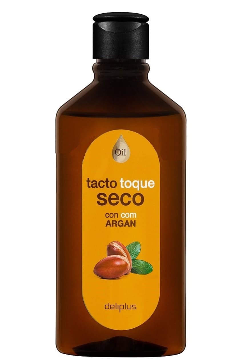 Aceite corporal tacto seco Deliplus con aceite de argán