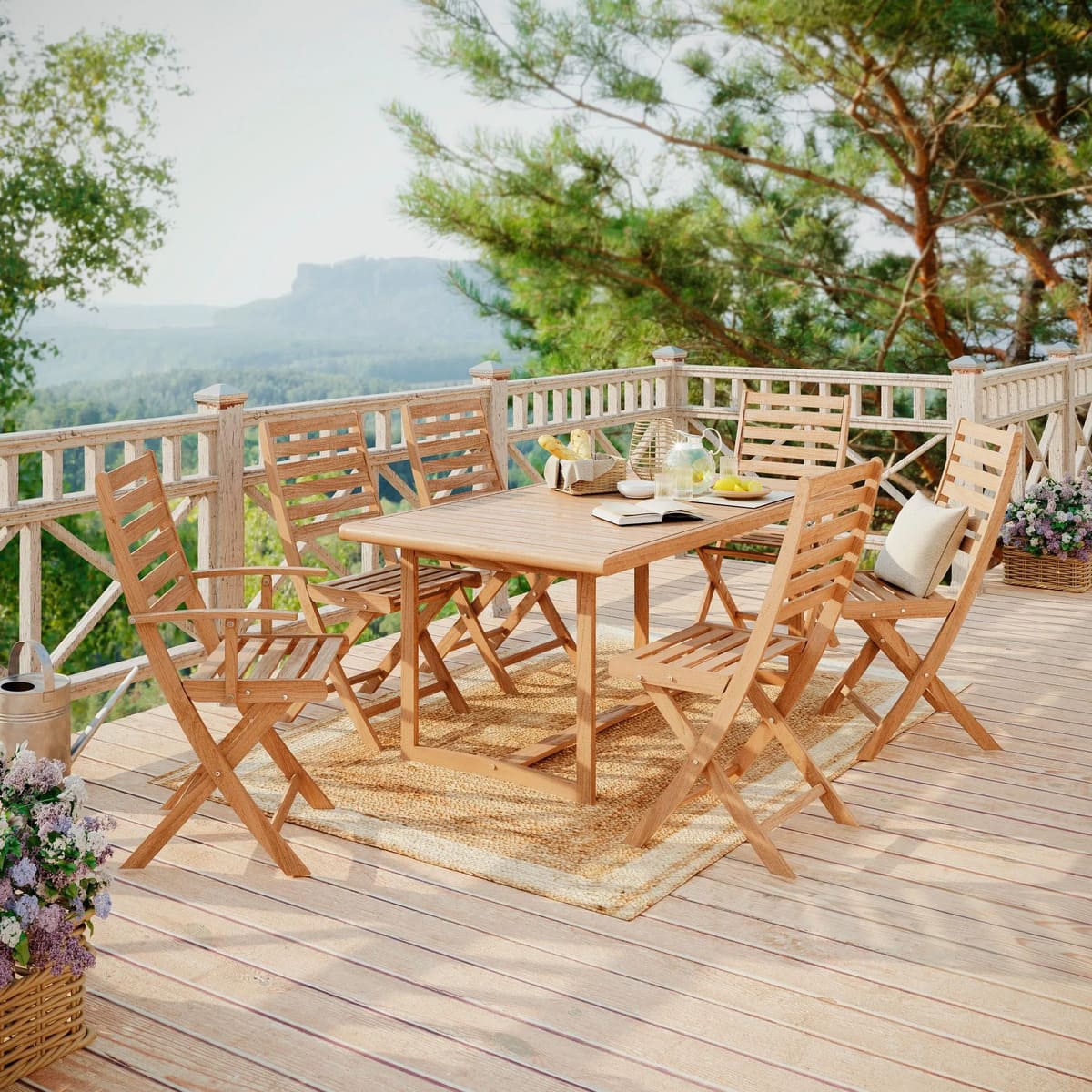 Conjunto de muebles de exterior VIENA