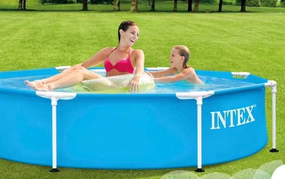 Piscina tubular redonda Metal Frame INTEX