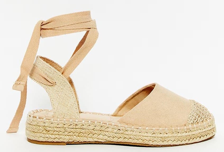 Alpargatas con puntera de crochet Sfera