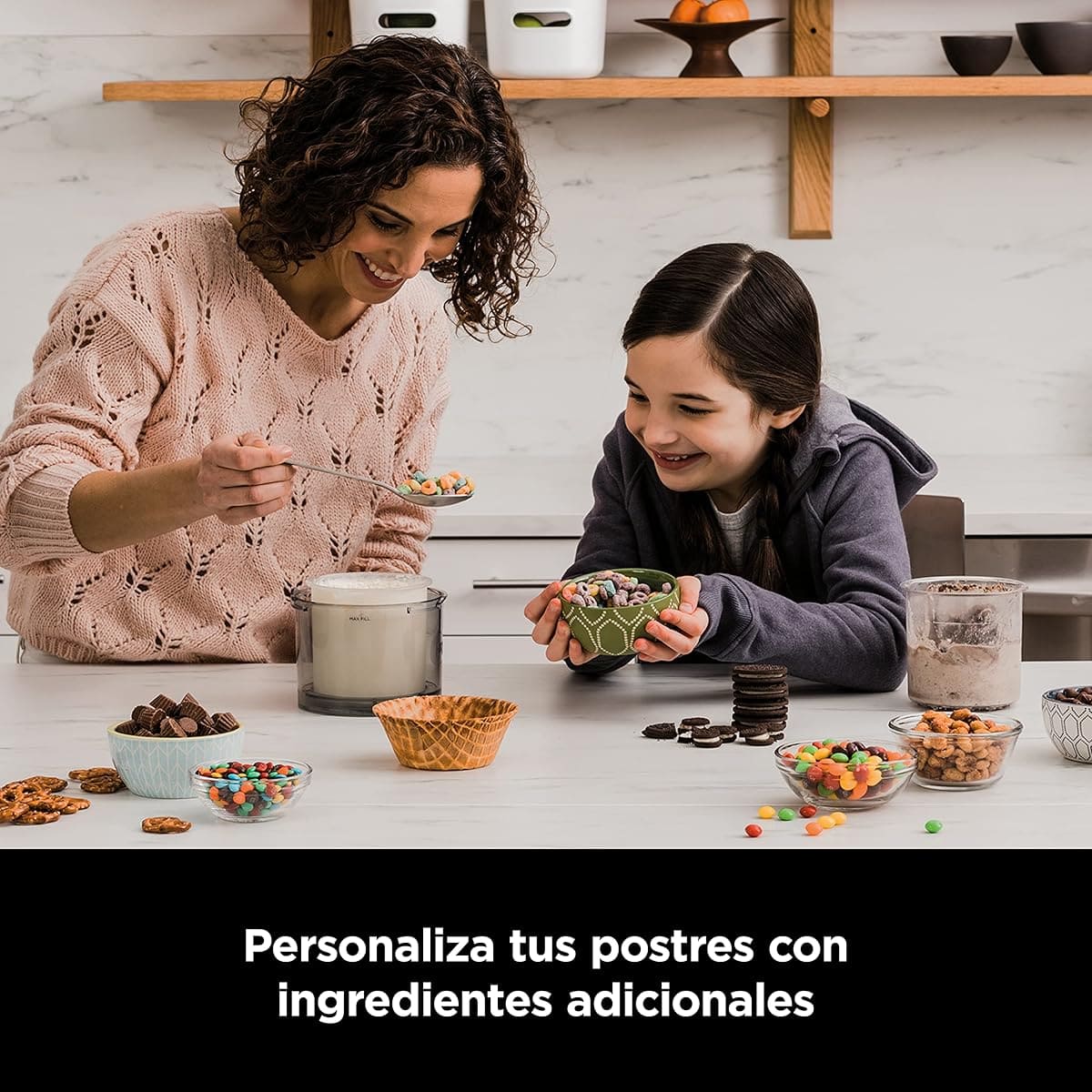 La heladera multifunción Ninja CREAMi con 1,4 litros de capacidad y 7 programas en Amazon