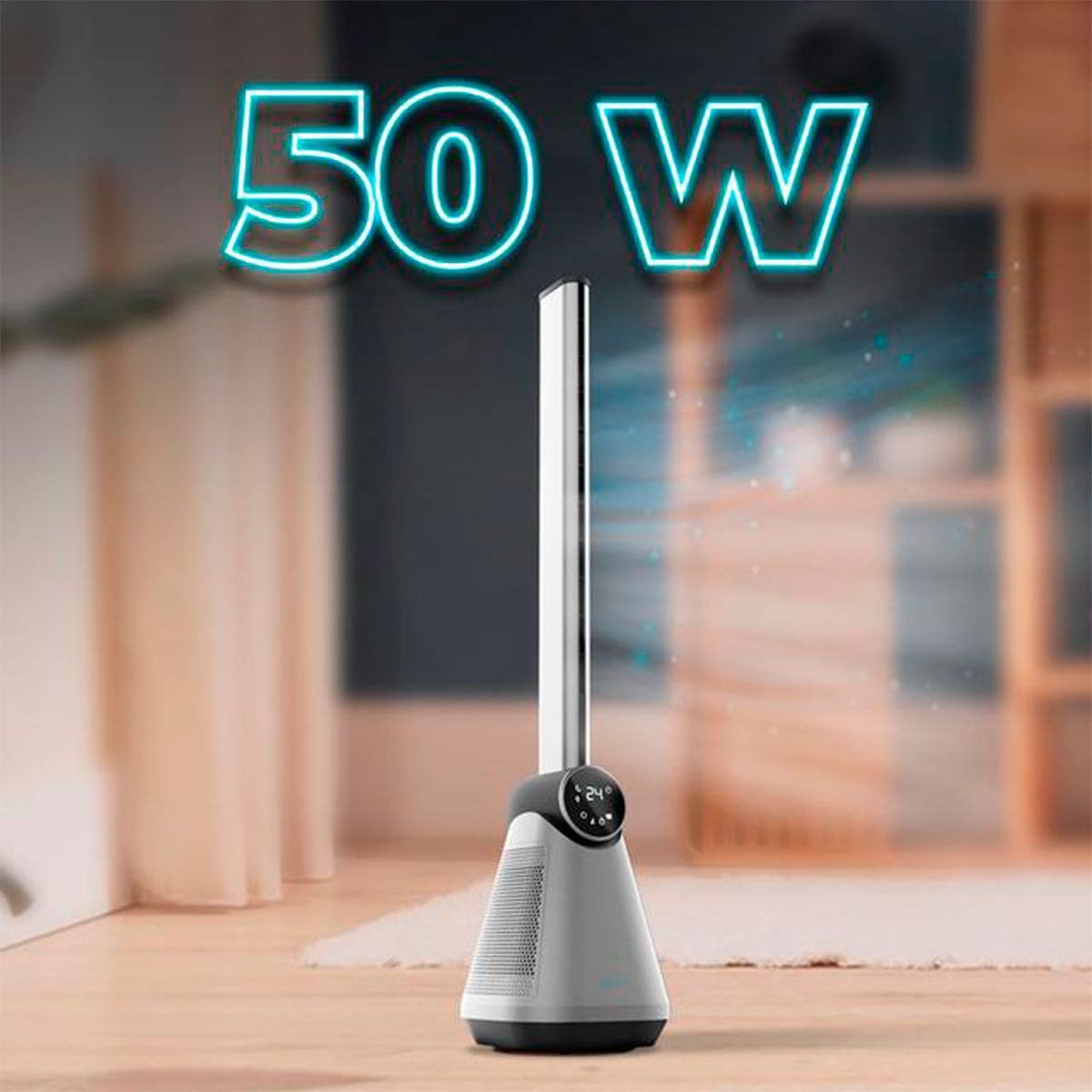 El ventilador de torre Cecotec Energysilence 9890 Skyline Bladeless sin aspas en Carrefour