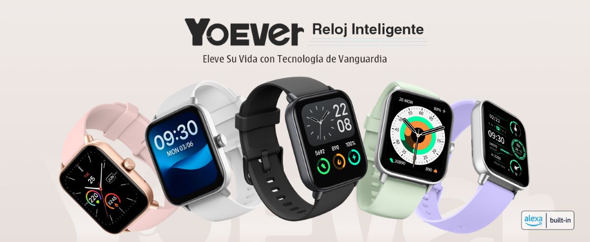 Reloj inteligente Yoever de Amazon