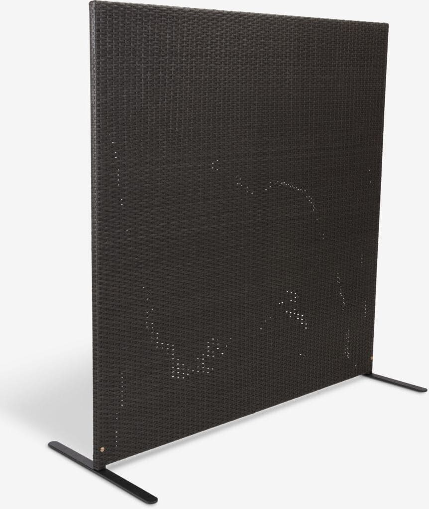 La pantalla cortavientos TRAST A151 negra de Jysk