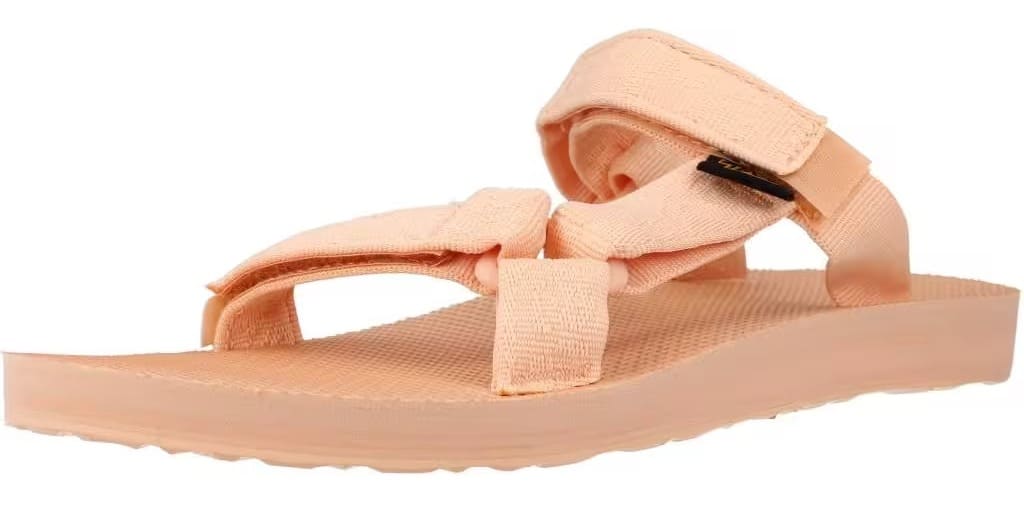 Las sandalias deportivas Teva Universal Slide rosa claro de mujer en Decathlon