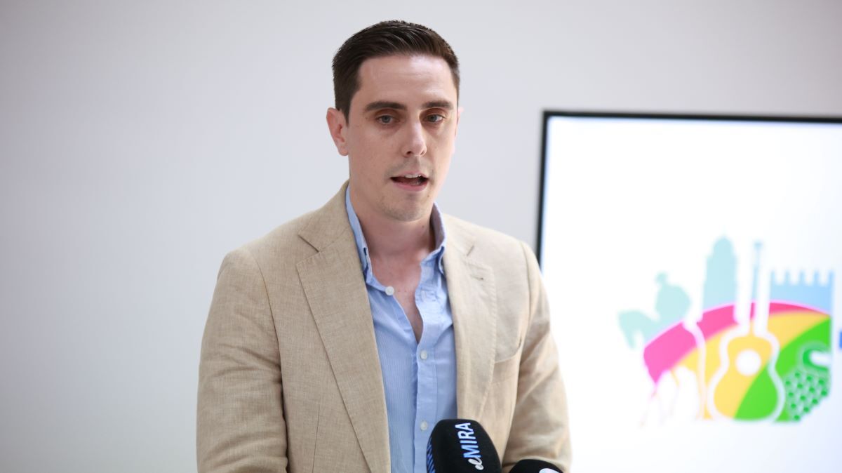 Jaime Espinar en la rueda de prensa sobre las cuentas de Comujesa | Cristo García