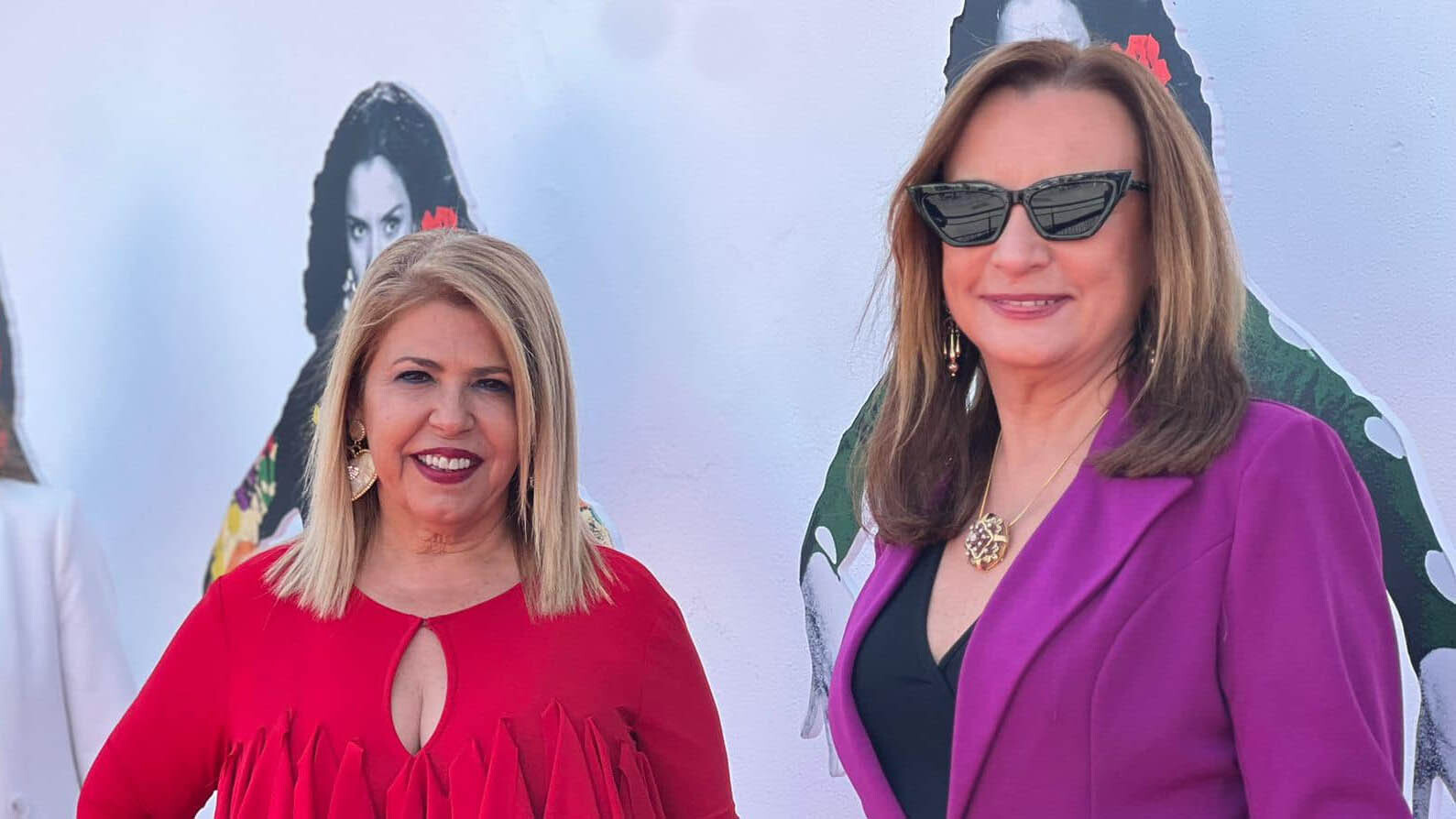 Mamen Sánchez junto a su mano derecha, Milagros Pérez