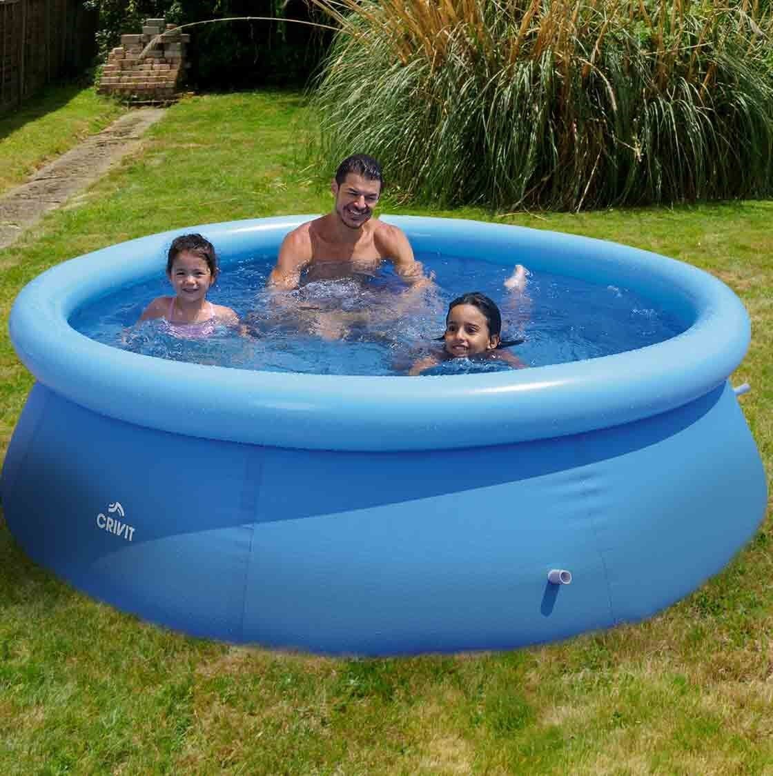 Piscina redonda e hinchable CRIVIT