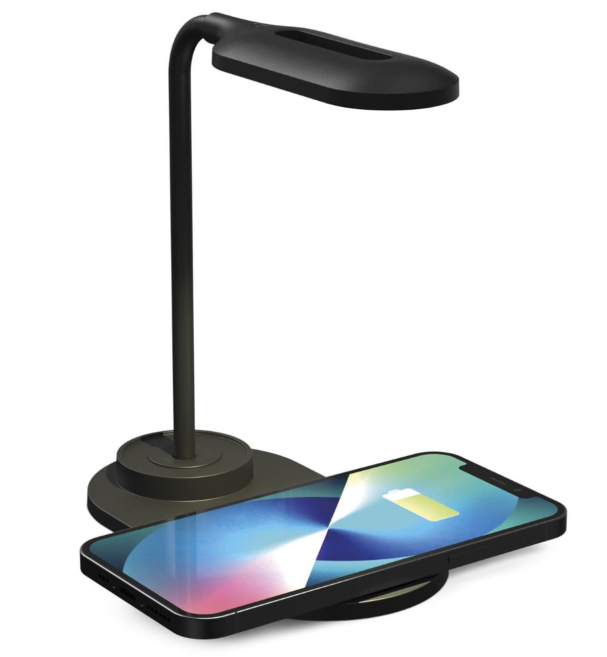Cargador de móvil - KSIX Energy Lamp con Fast Charge 7.5W-10W, Negro de Media Markt