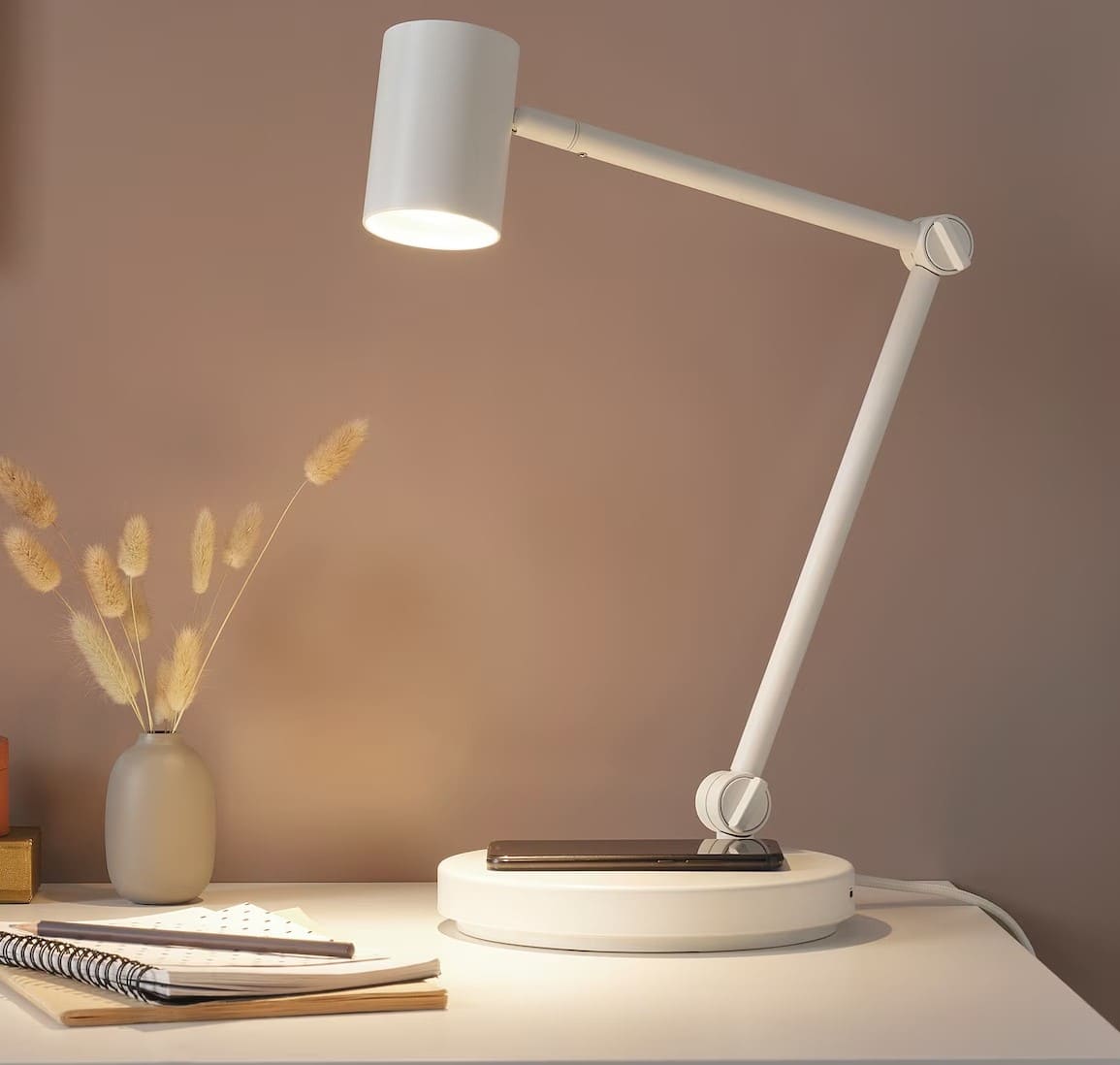 NYMÅNE Flexo + carga, blanco de Ikea