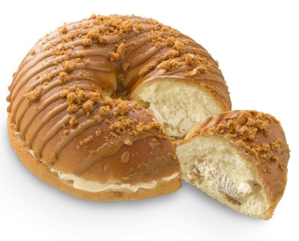 Brioche relleno de crema de galleta congelado