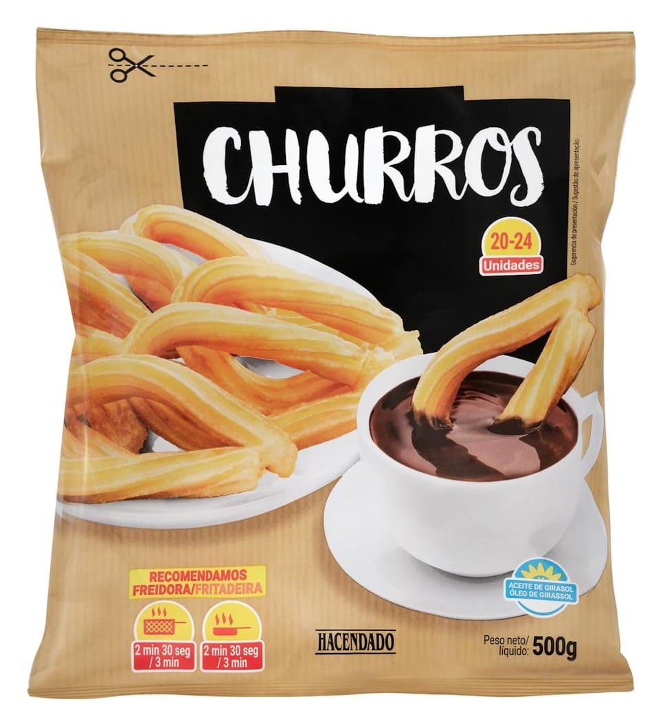 Churros Hacendado ultracongelados