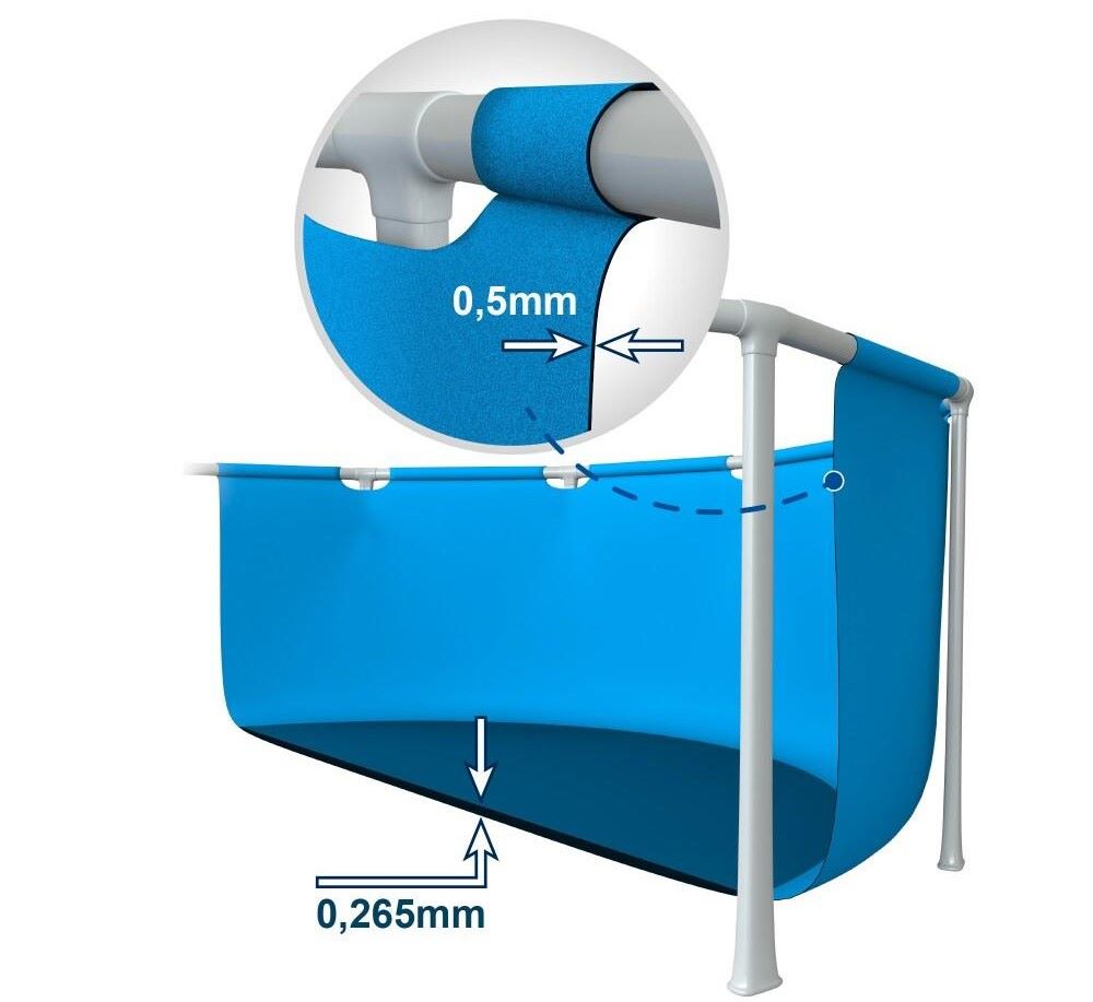 Piscina desmontable INTEX Metal Frame Beachside de Decathlon