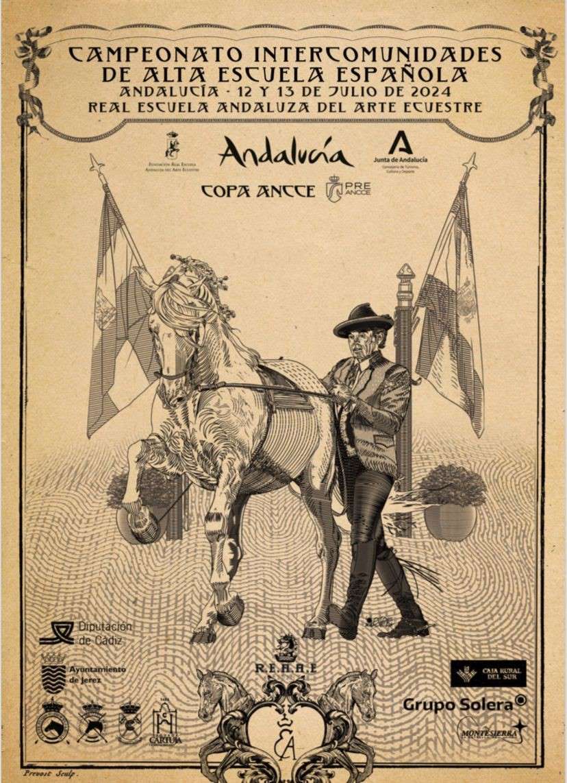 Cartel del Campeonato Intercomunidades de Alta Escuela Española