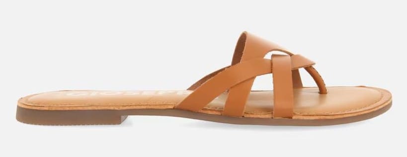 Sandalias planas de pala cruzada Gioseppo