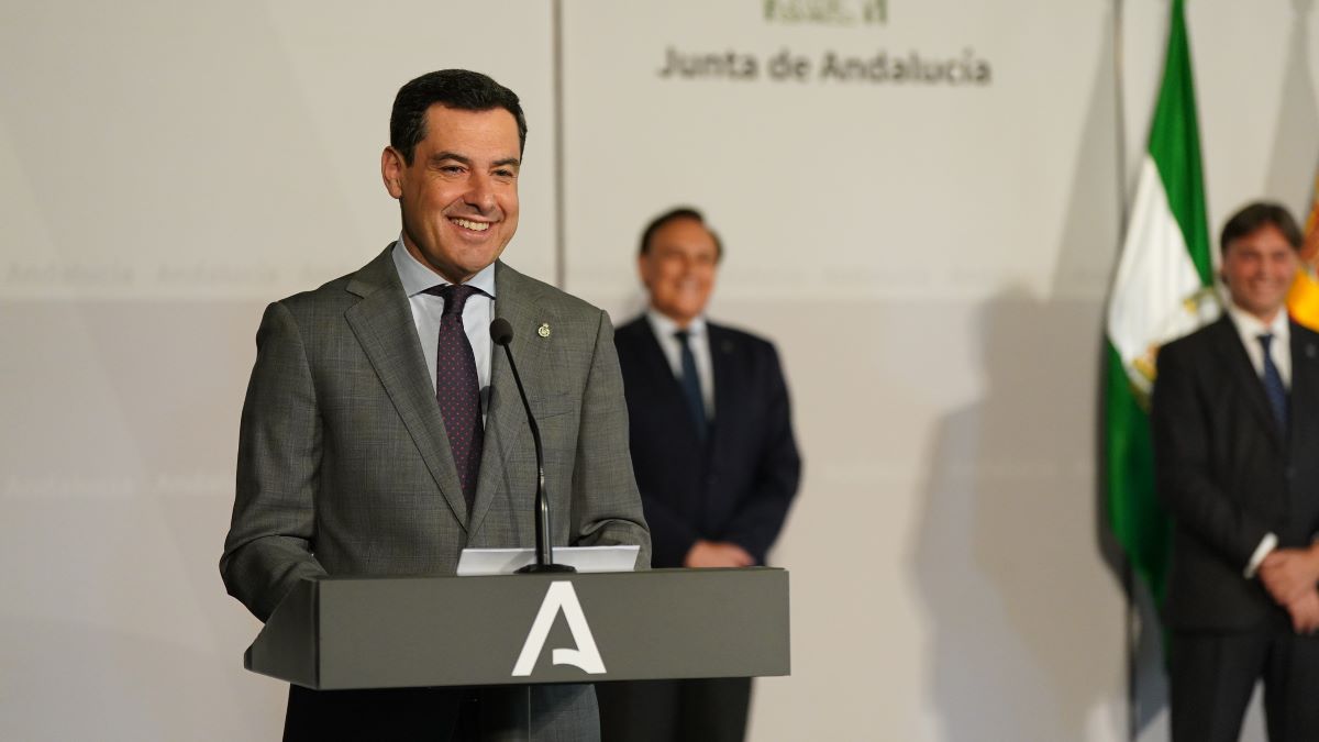 Juanma Moreno, presidente de la Junta de Andalucía
