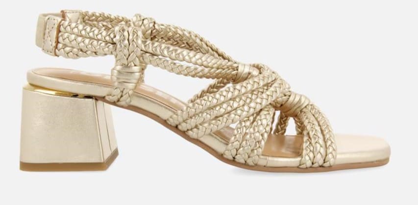 Sandalias de tacón trenzadas Gioseppo