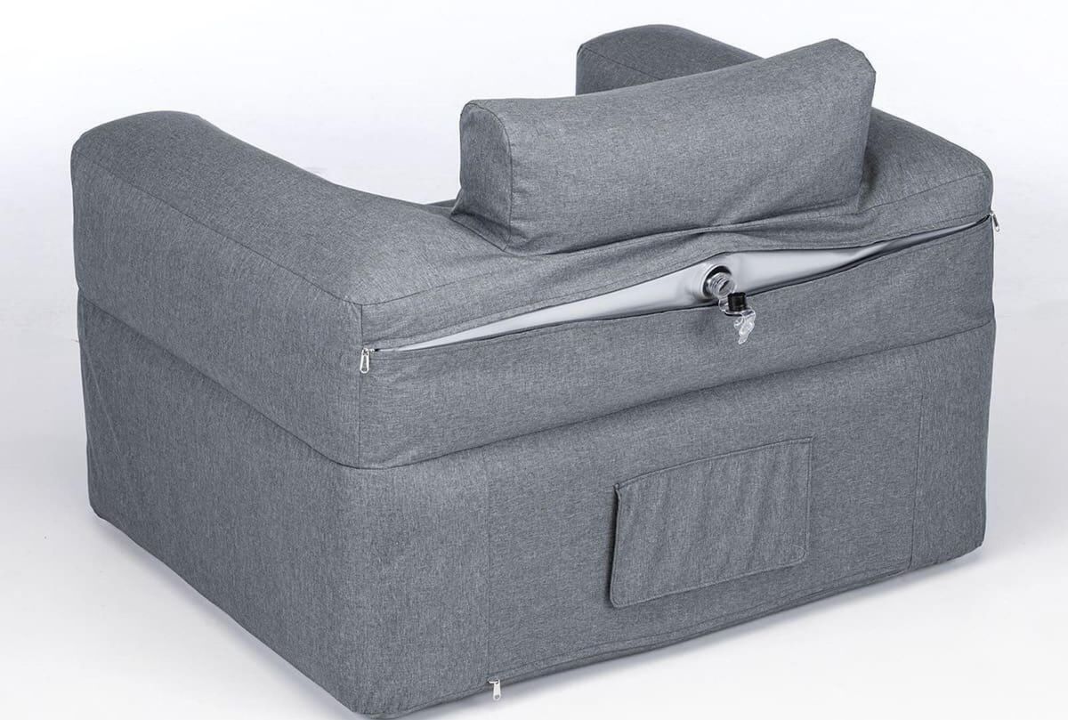 Sofá individidual hinchable para playa SKANDIKA Easy Air Single de Decathlon