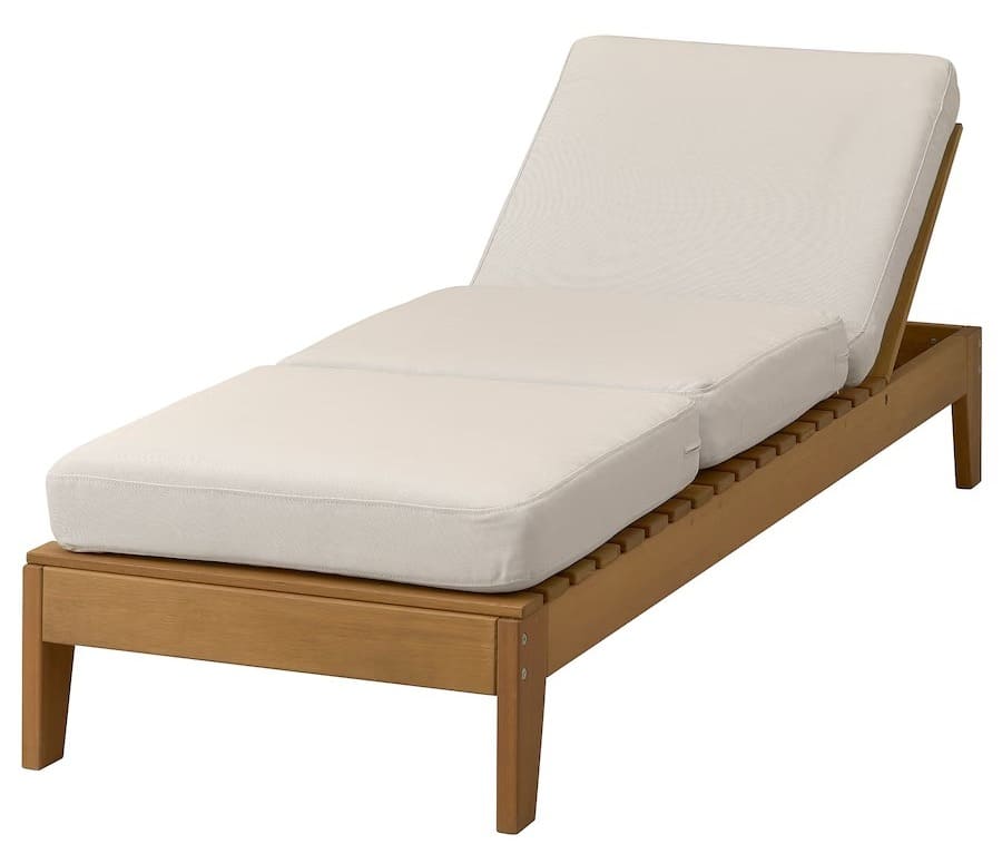 La tumbona chaiselongue exterior HATTHOLMEN de Ikea