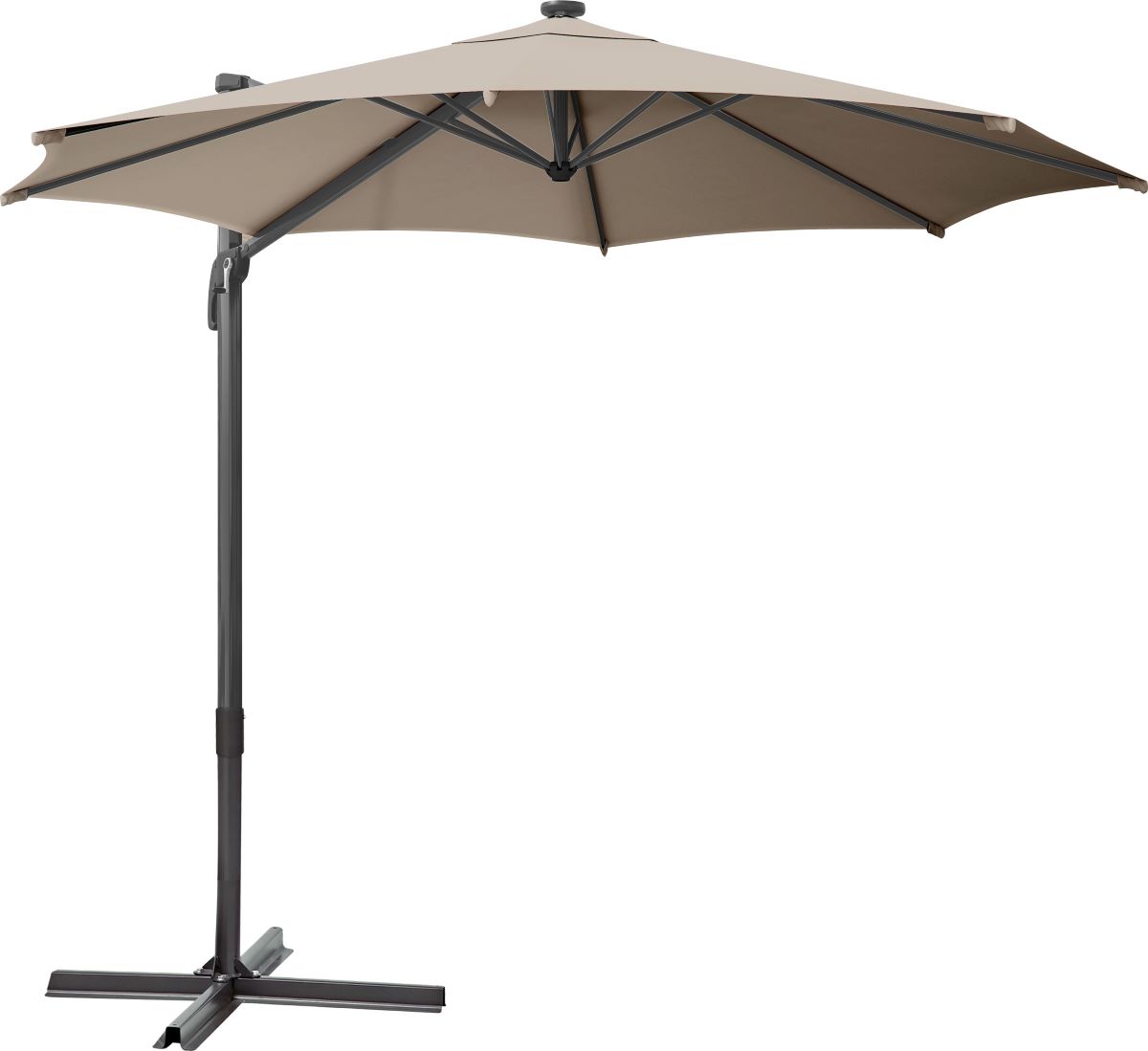 Parasol octogonal de aluminio NATERIAL Avea de Leroy Merlin