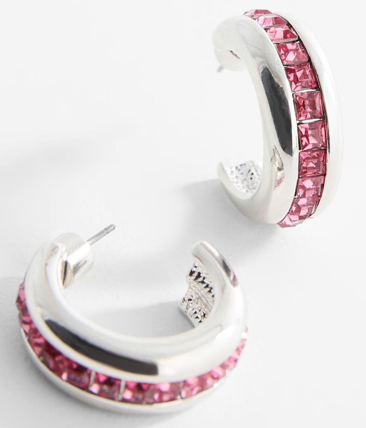 Pendientes aro cristales de Mango