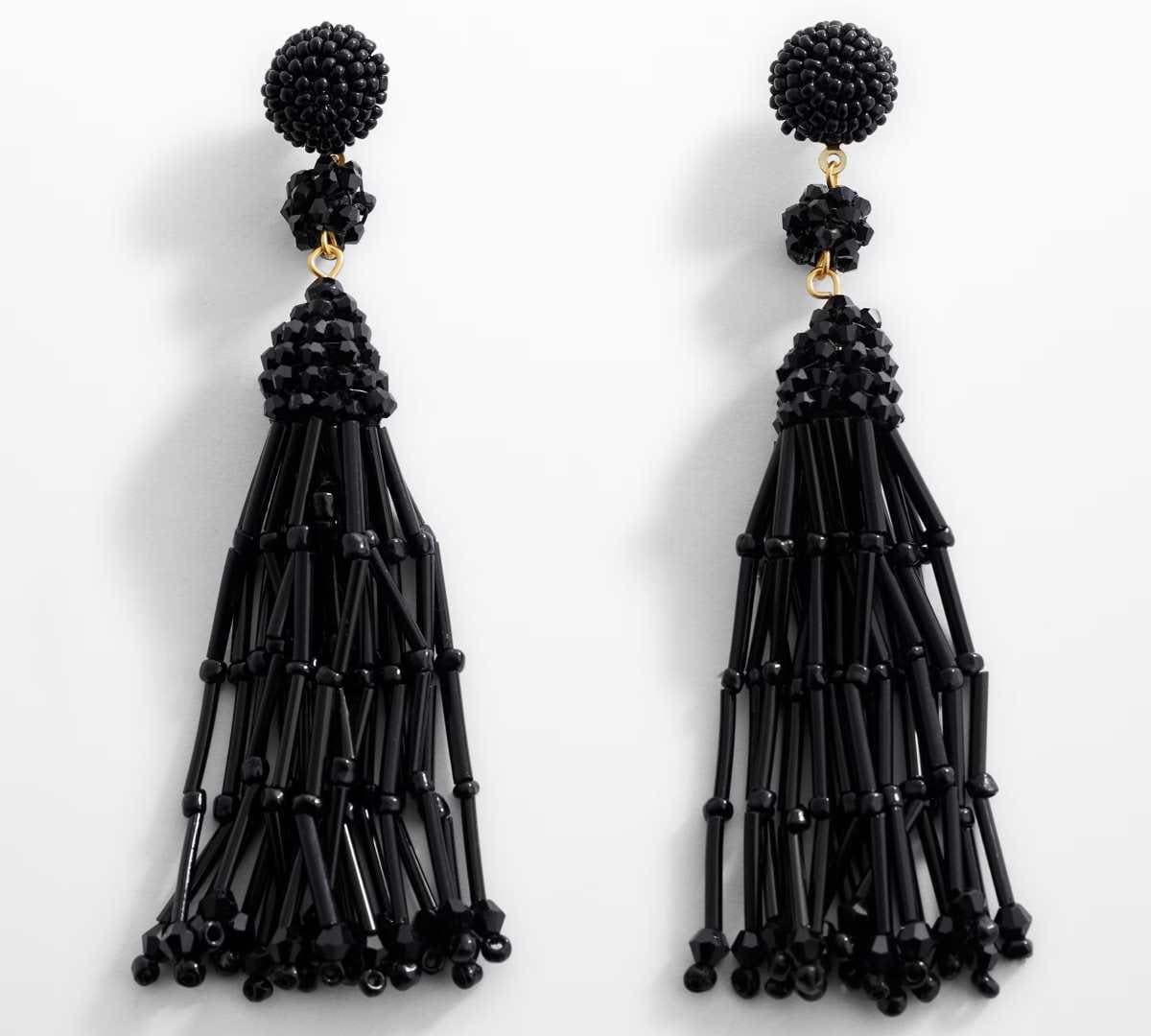 Pendientes largos cristales de Mango