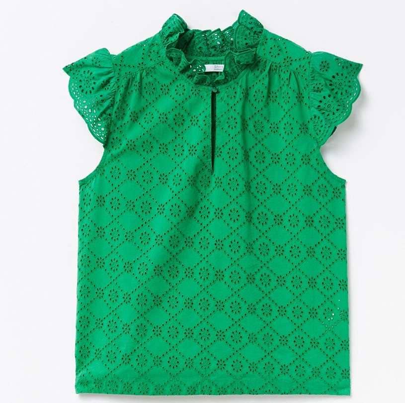 Sfera Blusa troquelada El Corte Inglés