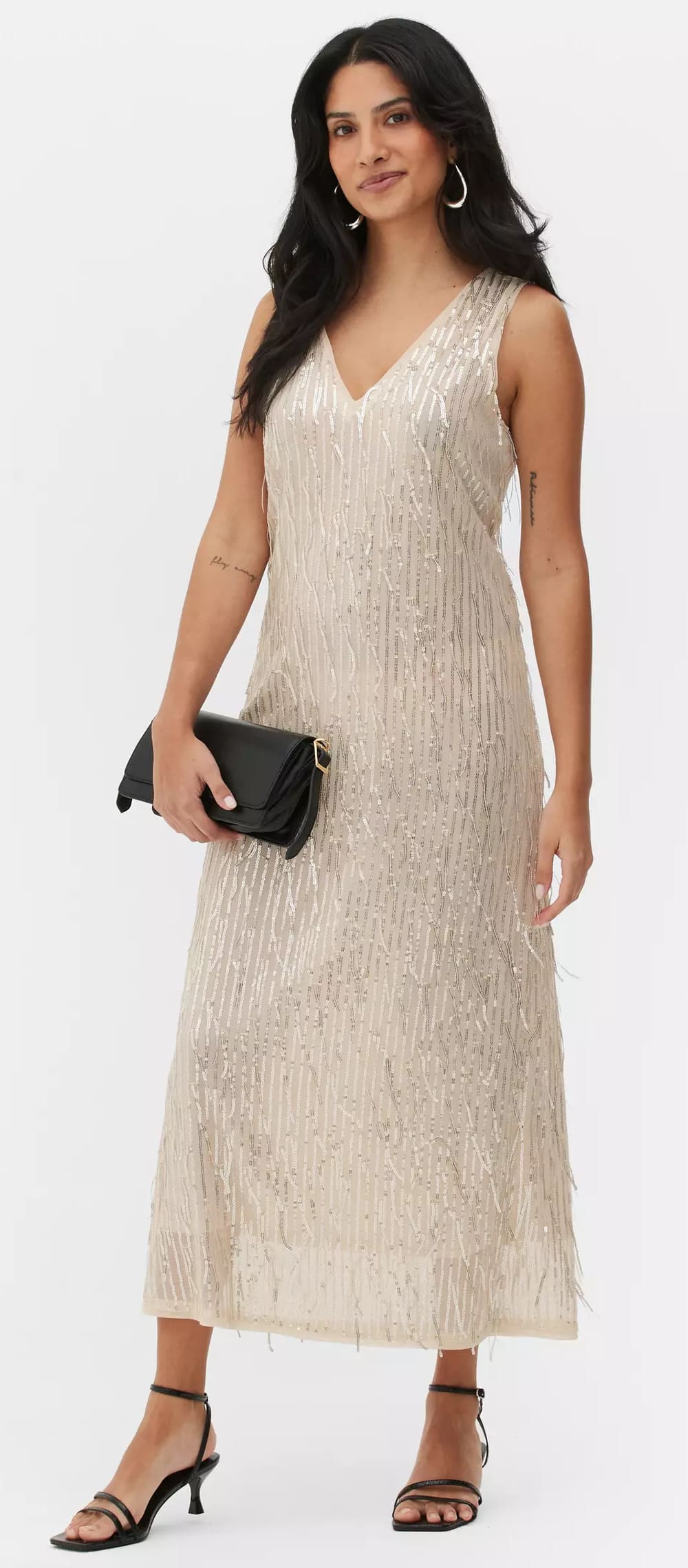 El vestido midi con lentejuelas de Paula Echevarría de Primark