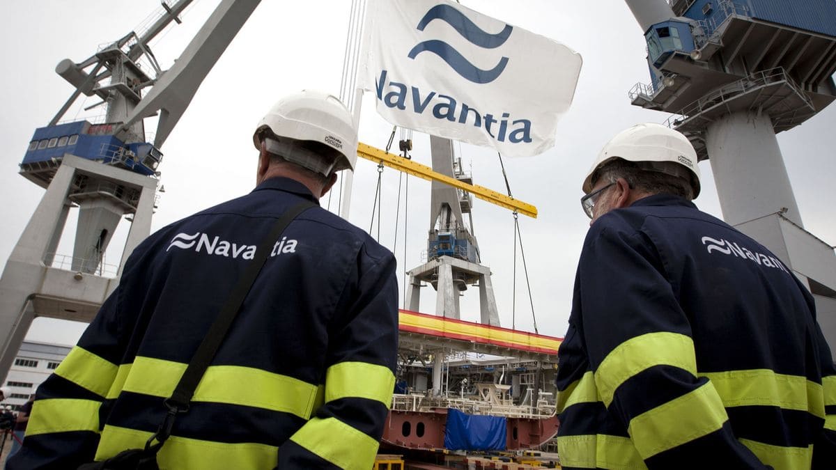 Trabajadores de Navantia en una imagen de archivo