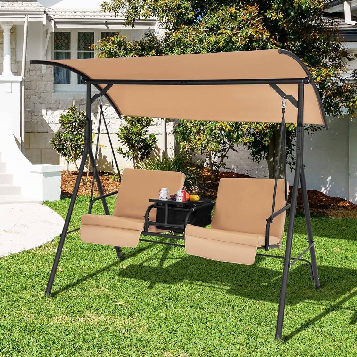 El balancín de exterior para dos personas COSTWAY de Amazon