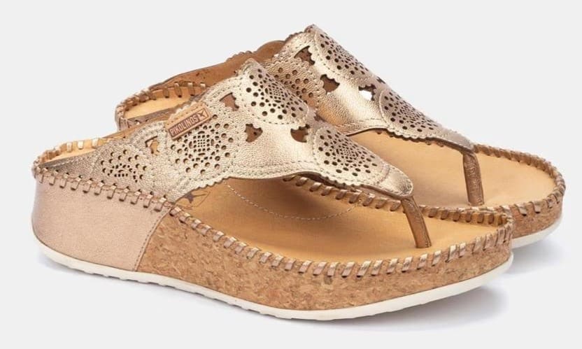 Sandalias planas Marina con grabado láser